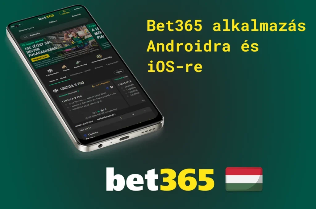 Bet365 alkalmazás Androidon