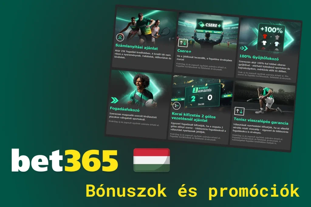 Bet365 bónuszok